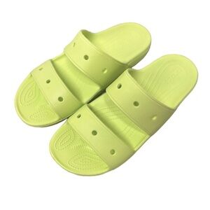 CLASSIC CROCS SANDAL LIME GREEN (DOUBLE STRAP) sz 12